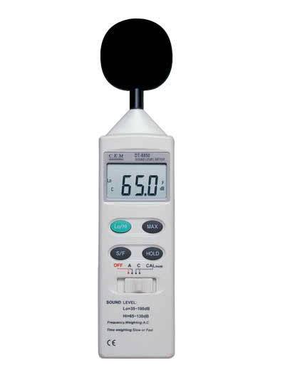 Vente instrument de mesure - Vente Sonomètre digital 130 dB