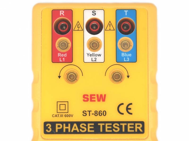 Achat sécurisé testeur électrique - Testeur de rotation de phase/moteur ST 860 professionnel