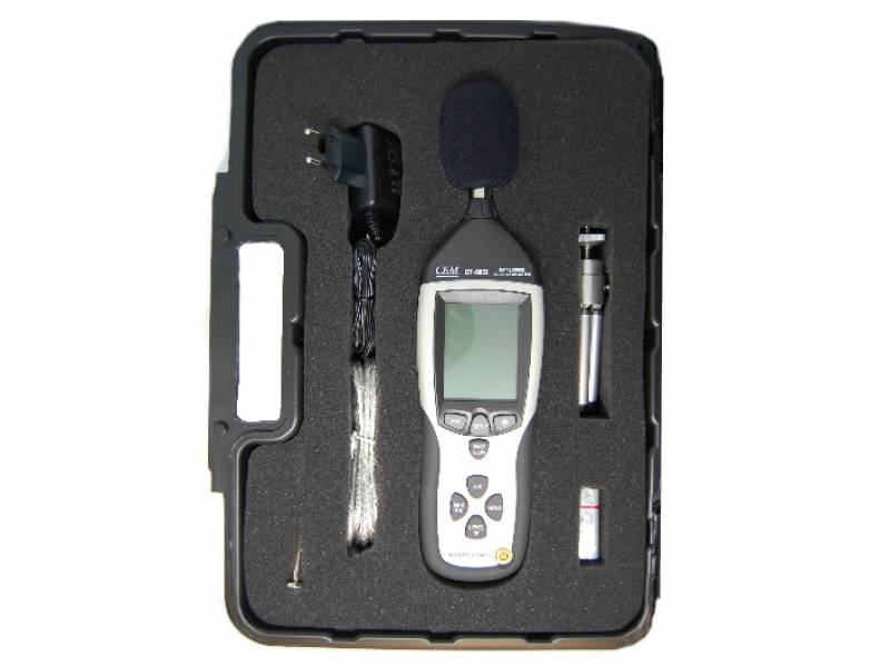 Vente instrument de mesure sonore - Coffret sonomètre digital enregistreur TEC 1352 8852