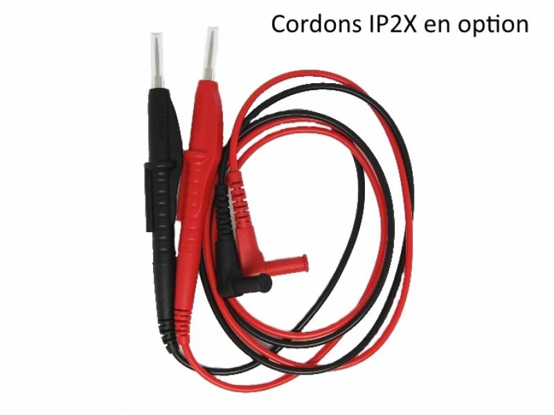 Option cordons IP2X pour instrument de mesure électrique - Multimètre DT 930