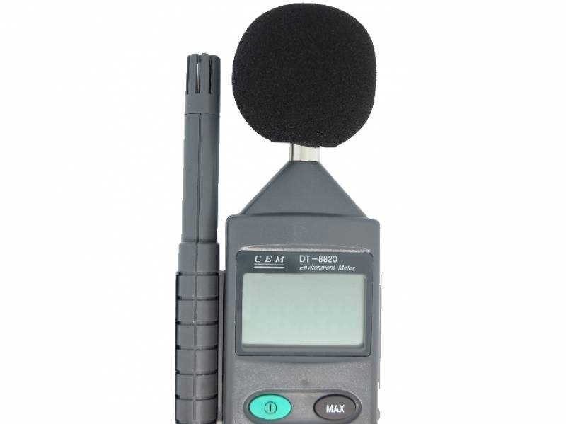 Vente appareil de mesure - Ecran Contrôleur universel environnemental - Thermomètre/Hygromètre/Luxmètre/Sonomètre - DT 8820