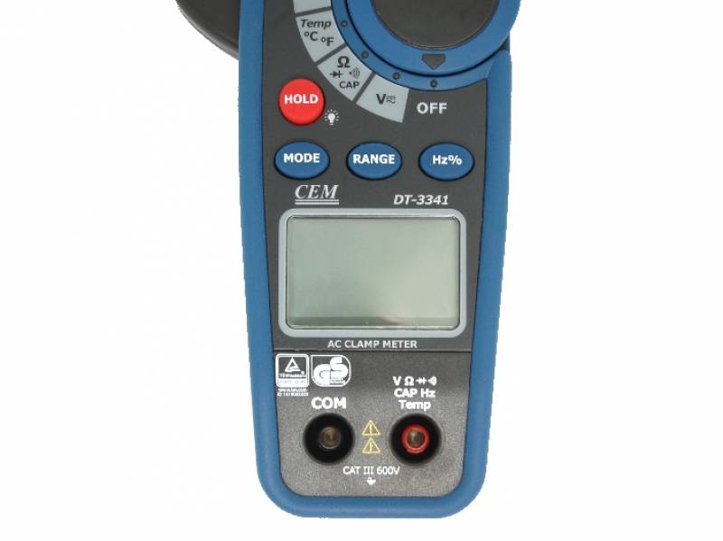 Ecran appareil de mesure électrique - Pince ampèremétrique DT 3341