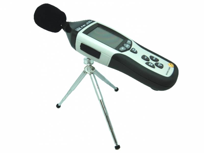 Vente instrument de mesure sonore - Trépied télescopique Sonomètre digital enregistreur TEC 1352 8852