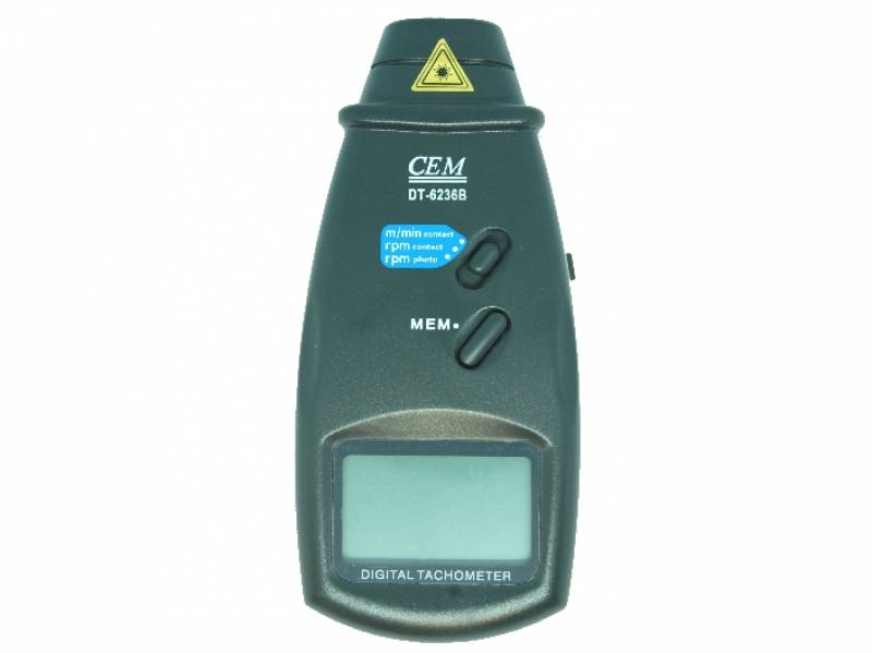 Vente appareil de mesure de vitesse - Tachymètre laser digital éco avec et sans contact - TEC 6236 B