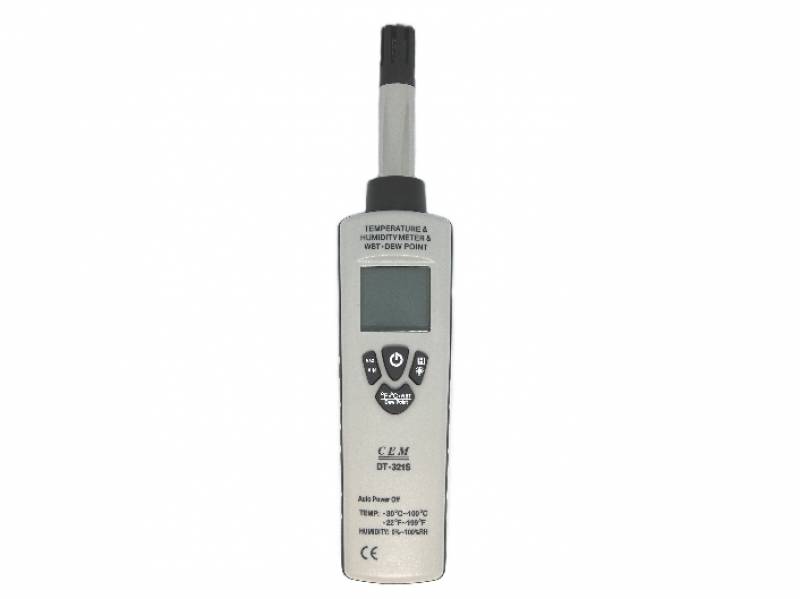 Vente instrument de mesure de température et humidité - Thermo hygromètre digital DT 321 S