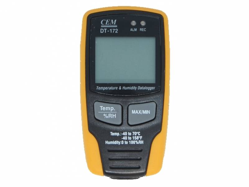 Vente appareil de mesure d'humidité - Thermo-hygromètre enregistreur compact DT 172