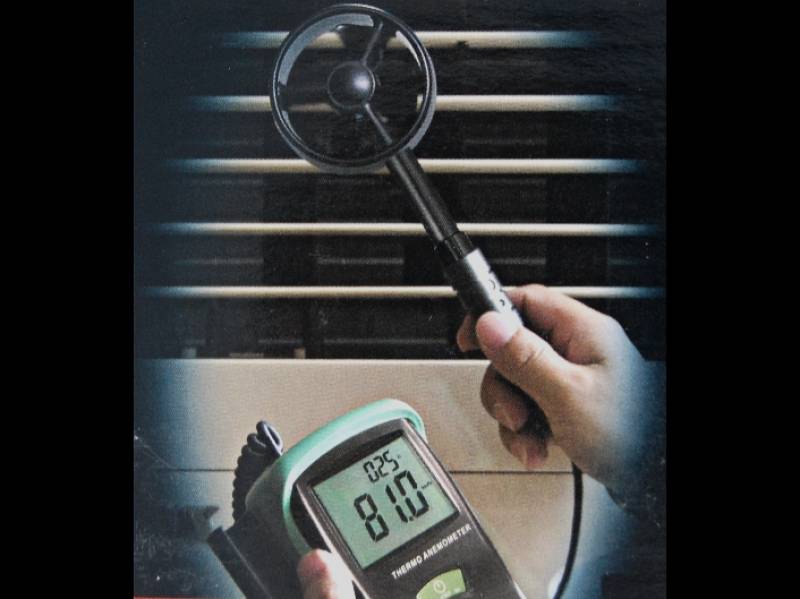 Vente appareil de mesure - Application thermo anémomètre digital à hélice - DT 618