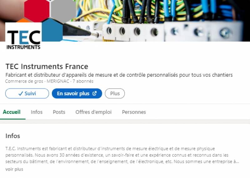 TEC Instruments by AMG Solution sur LinkedIn